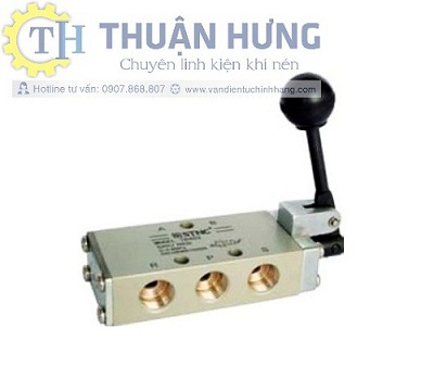 Van Gạt Tay Khí Nén STNC TB-402 (Van Khí Nén 5/2, Ren 13mm)