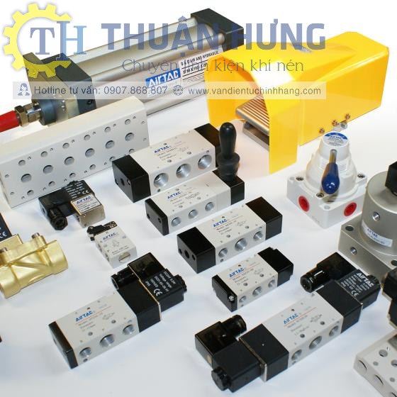 Các loại van khí nén 5/2 AIRTAC chính hãng do Thuận Hưng cung cấp tại TPHCM
