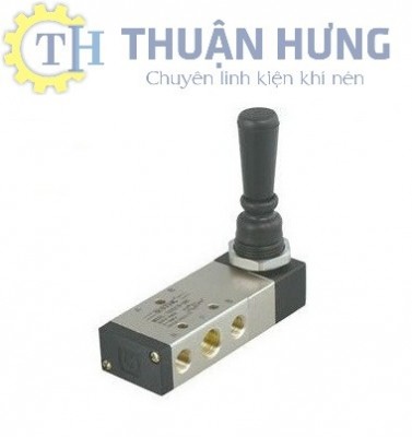 Van Gạt Tay Khí Nén STNC TG3521B-08C (Van Khí Nén 5/3, Ren 13mm)