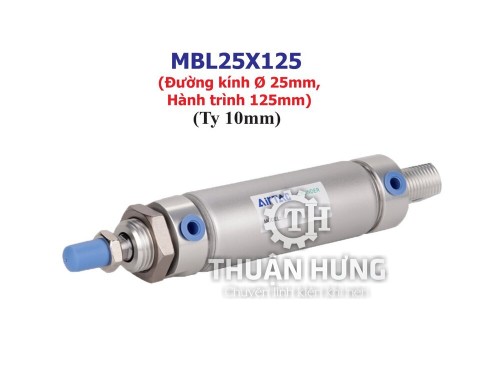 Xi lanh khí nén AIRTAC MBL25x125 (Đường kính phi 25mm x hành trình 125mm)