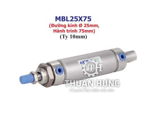 Xi lanh khí nén AIRTAC MBL25x75 (Đường kính phi 25mm x hành trình 75mm)