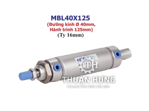 Xi lanh khí nén AIRTAC MBL40x125 (Đường kính phi 40mm x hành trình 125mm)