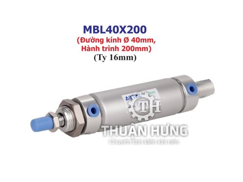 Xi lanh khí nén AIRTAC MBL40x200 (Đường kính phi 40mm x hành trình 200mm)