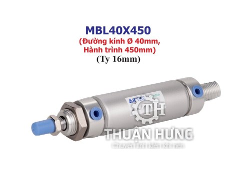 Xi lanh khí nén AIRTAC MBL40x450 (Đường kính phi 40mm x hành trình 450mm)