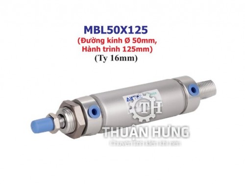 Xi lanh khí nén AIRTAC MBL50x125 (Đường kính phi 50mm x hành trình 125mm)