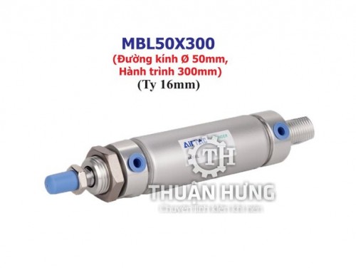 Xi lanh khí nén AIRTAC MBL50x300 (Đường kính phi 50mm x hành trình 300mm)