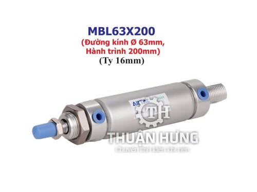 Xi lanh khí nén AIRTAC MBL63x200 (Đường kính phi 63mm x hành trình 200mm)