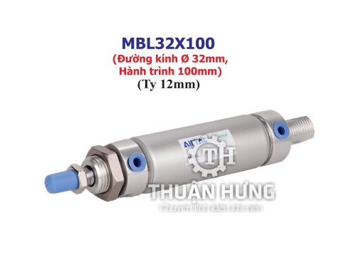 Xi lanh khí nén AIRTAC MBL32x100 (Đường kính phi 32mm x hành trình 100mm)
