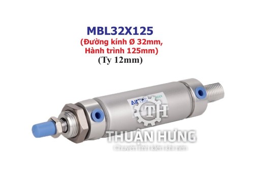 Xi lanh khí nén AIRTAC MBL32x125 (Đường kính phi 32mm x hành trình 125mm)